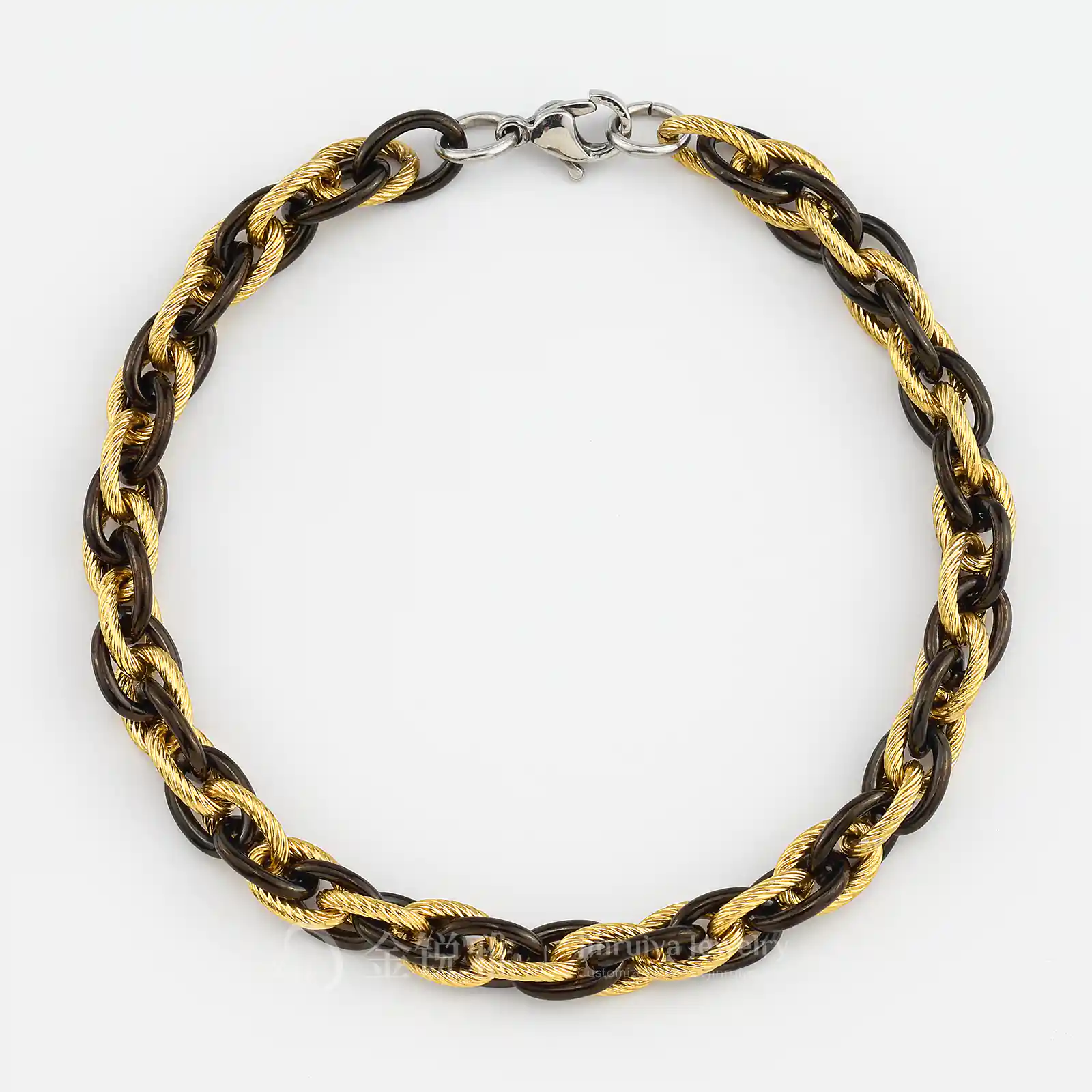 Black Twill O-Link Bracelet