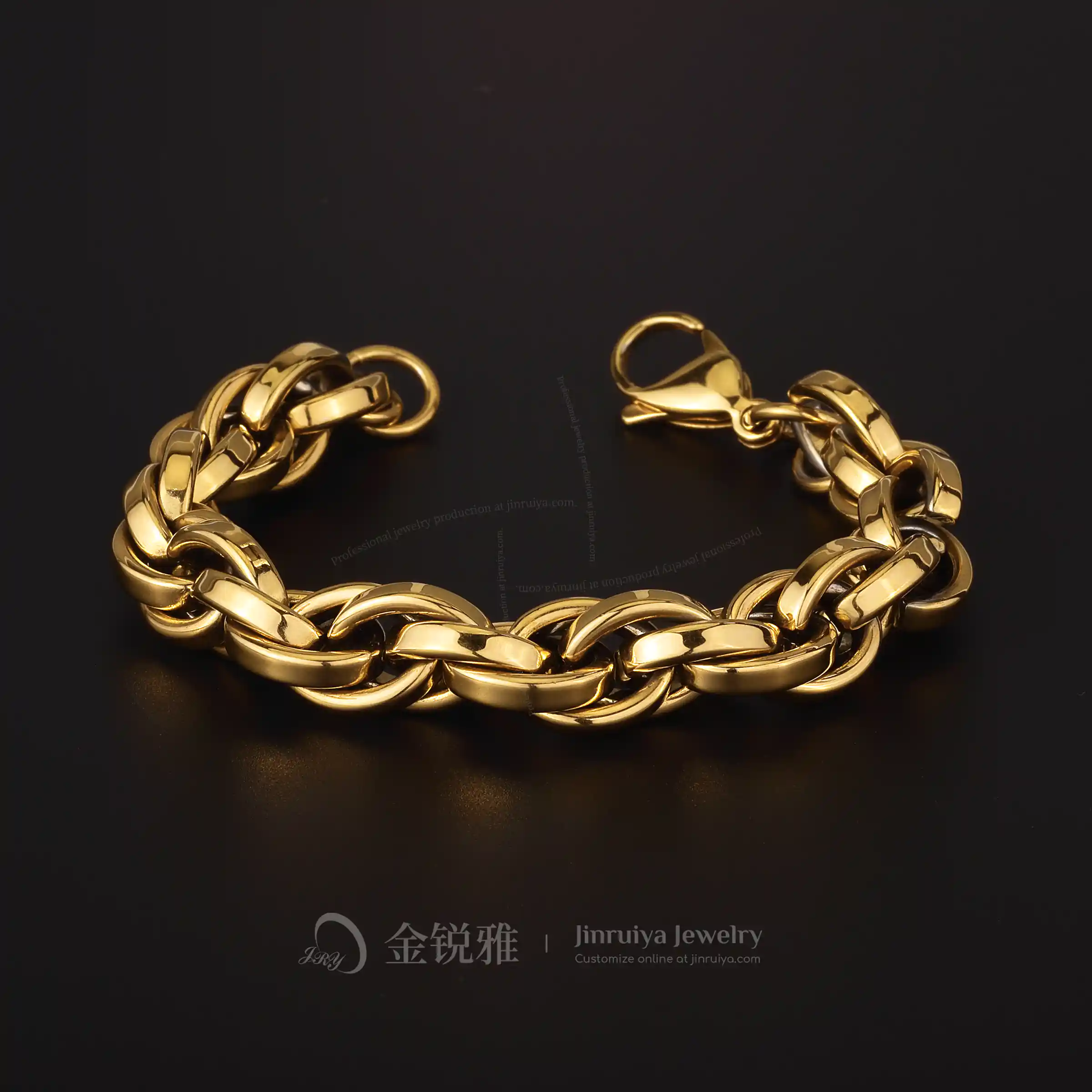 Double Buckle Chain Bracelet