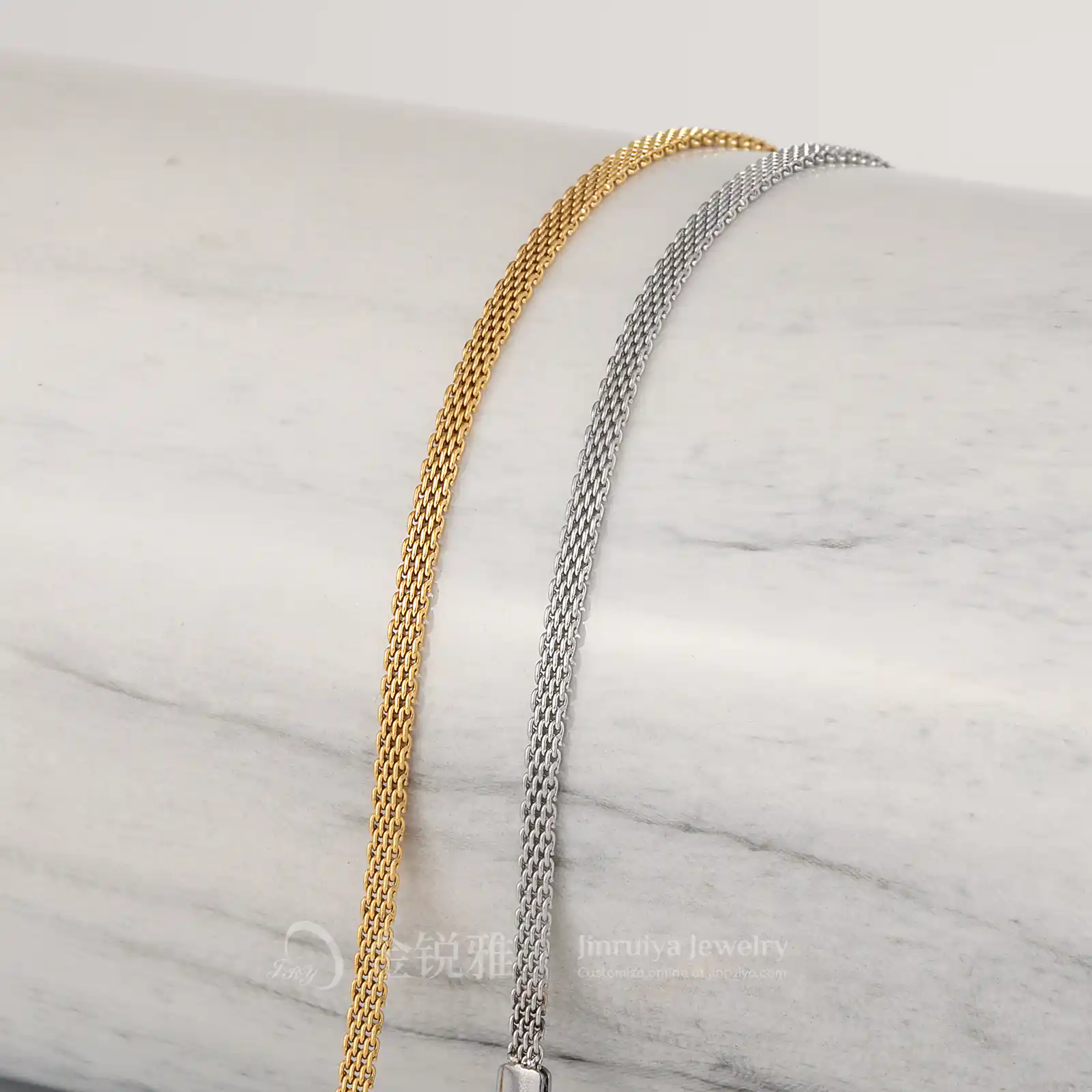 Elegant Milanese Wristband Still Shot