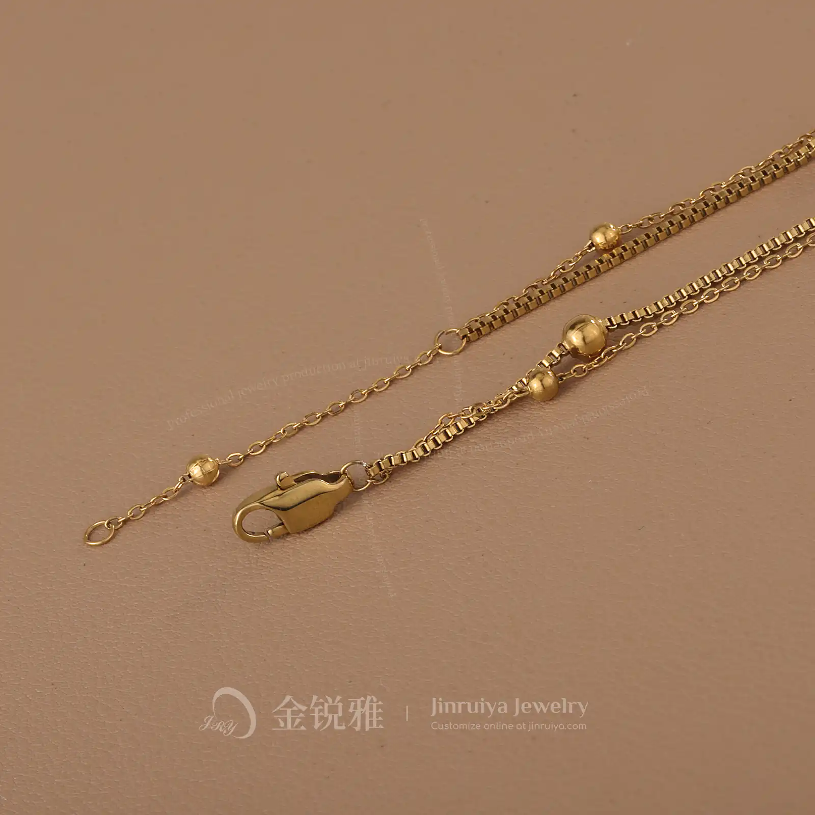 Double Layer Spacer Bead Bracelet, Still Life 3