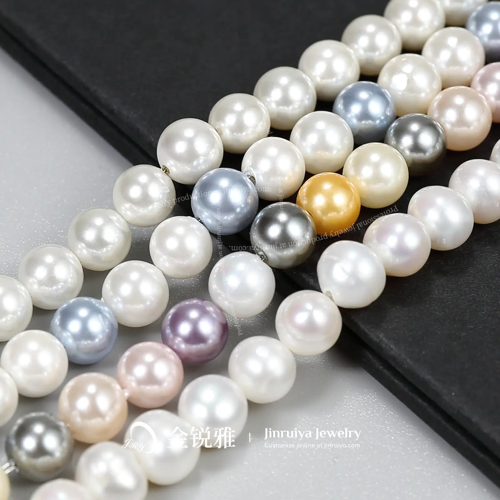 Detailed still shot of pearl necklace 01